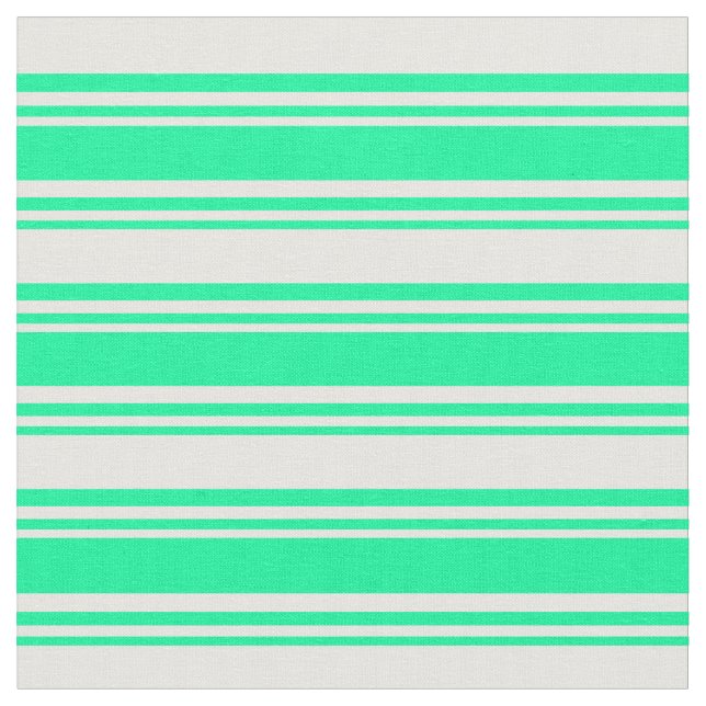 Tissu Motif vert et blanc (Fermer)