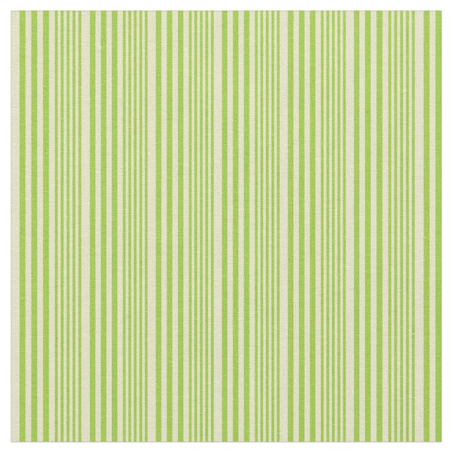 Tissu Motif vert et blanc or pâle (Fermer)