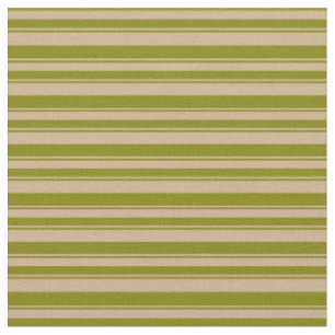 Tissu Motif vert et bracelet bronze