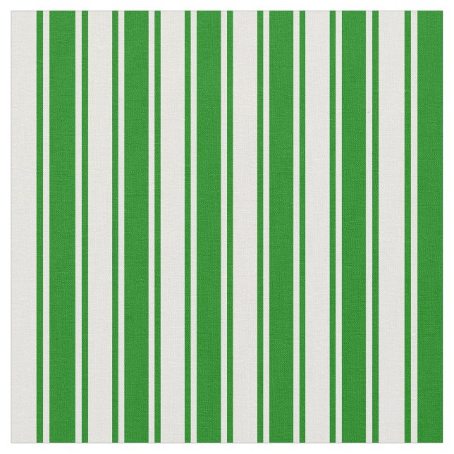 Tissu Motif vert et crème à la menthe (Fermer)