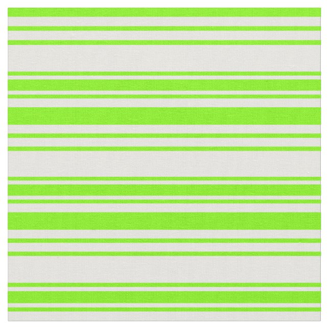 Tissu Motif vert et crème à la menthe (Fermer)