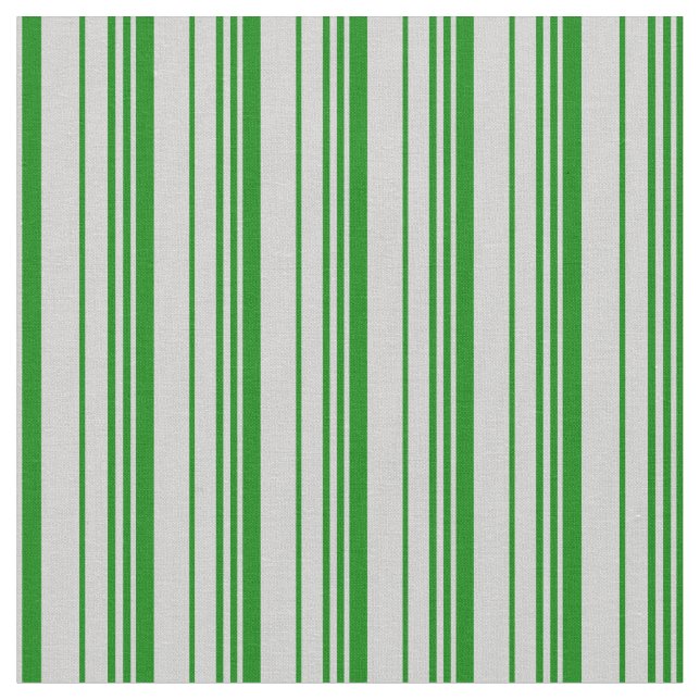 Tissu Motif vert et gris clair (Fermer)