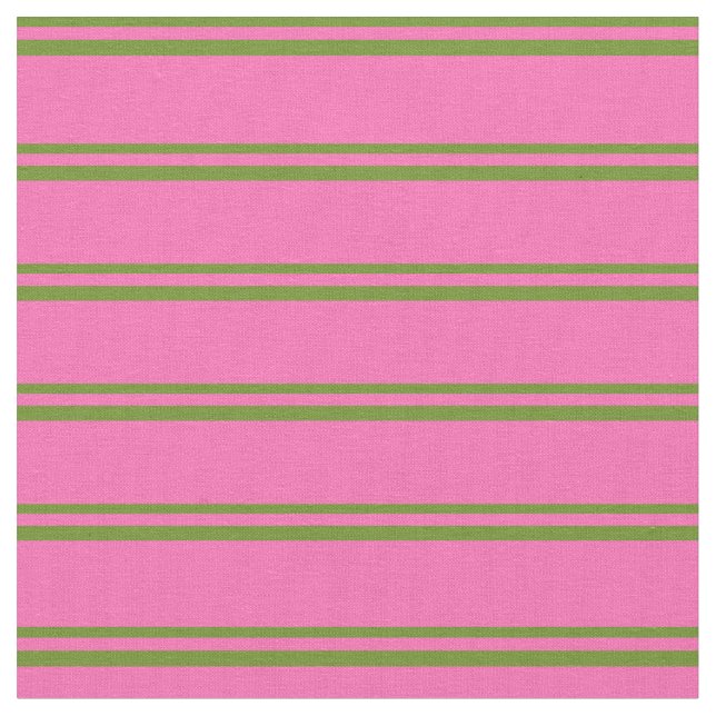 Tissu Motif vert et rose chaud (Fermer)