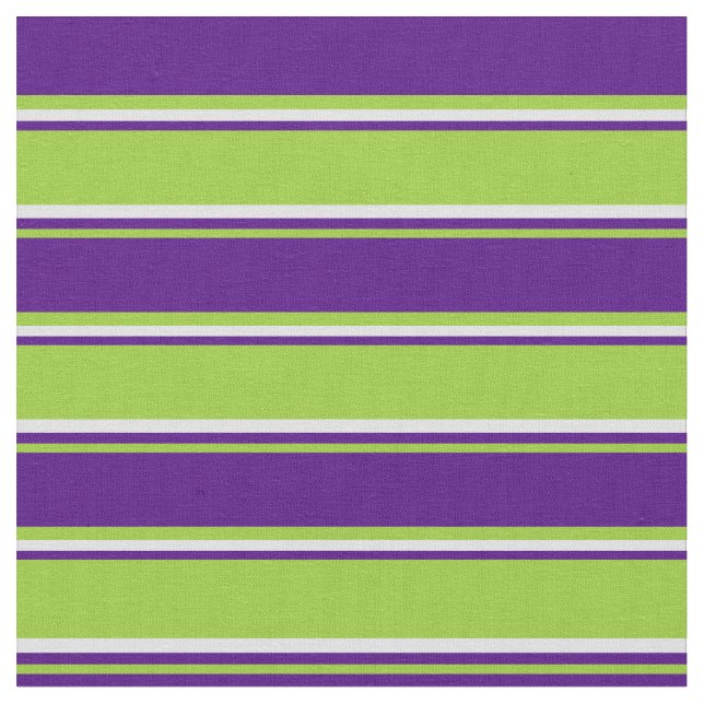 Tissu Motif vert, Indigo & Lavender (Fermer)
