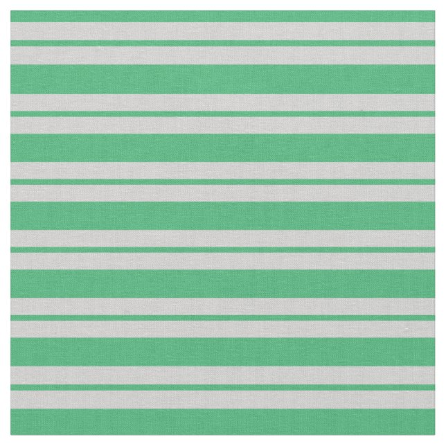 Tissu Motif vert mer et gris clair (Fermer)