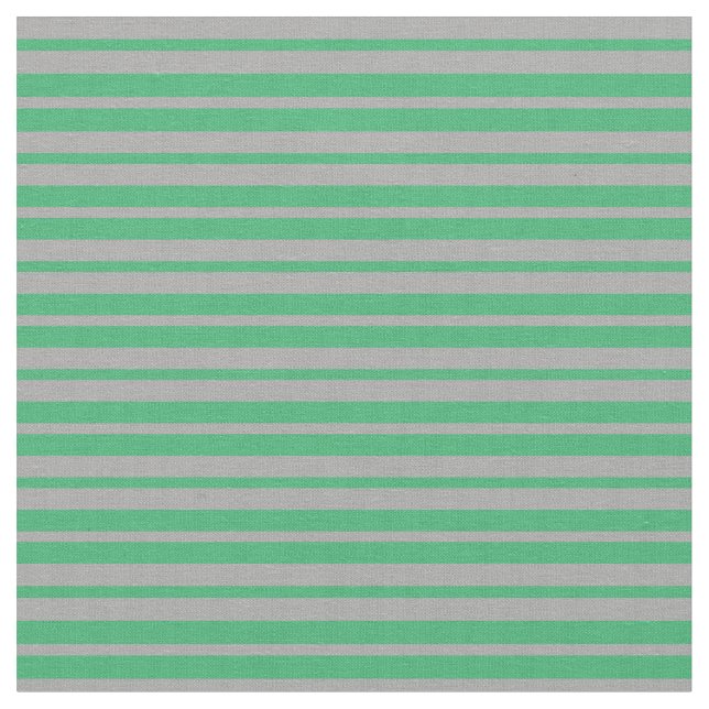 Tissu Motif vert mer et gris foncé (Fermer)