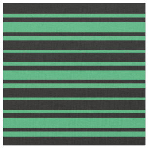 Tissu Motif vert noir et mer