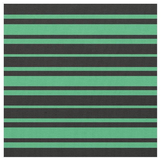 Tissu Motif vert noir et mer (Fermer)