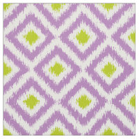 Motif vert pourpre de diamants d'Ikat de large