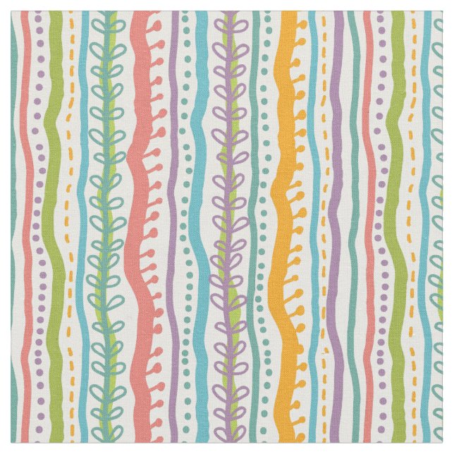 Tissu Motif vertical des bandes Abstraites (Fermer)