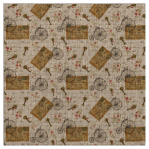 Tissu motif vintage