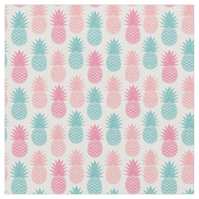 Tissu Motif vintage d'ananas (Fermer)