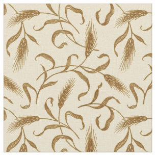 Tissu Motif vintage du blé de 1905