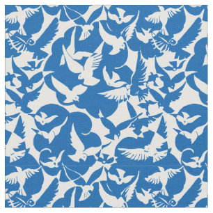 Tissu Motif vintage Flying Birds