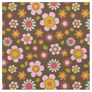 Tissu Motif Vintage rétro