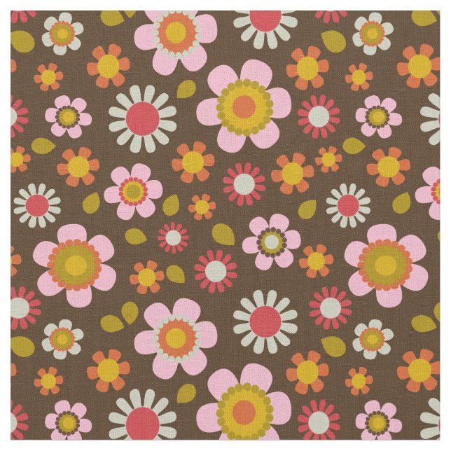 Tissu Motif Vintage rétro (Fermer)