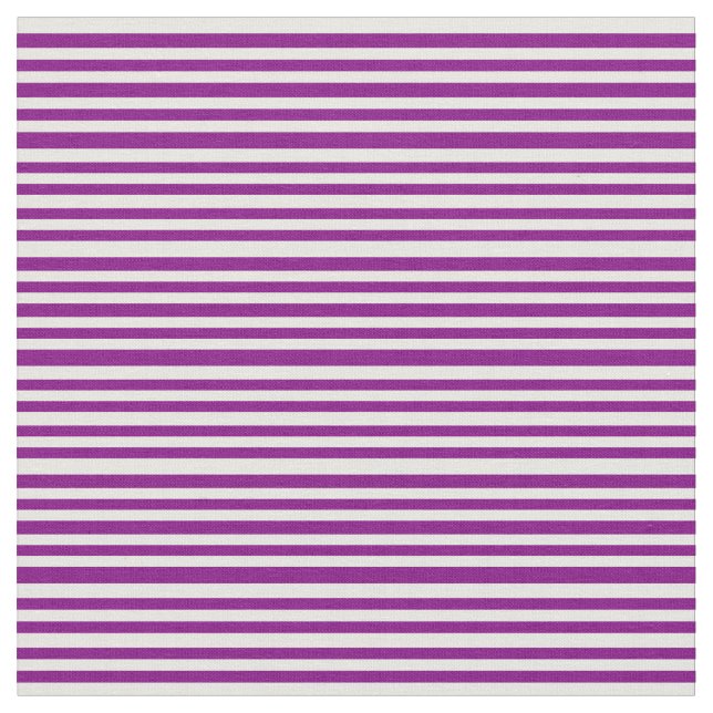 Tissu Motif violet et blanc de bandes (Fermer)