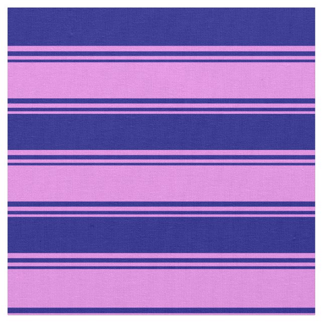 Tissu Motif violet et bleu des bandes (Fermer)