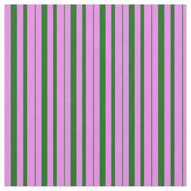 Tissu Motif Violet & Grilles Vert foncé (Fermer)