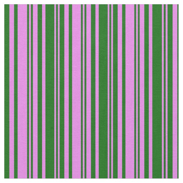 Tissu Motif Violet & Grilles Vert foncé (Fermer)
