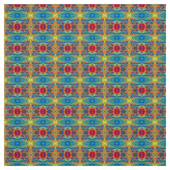 Tissu Motifs Abstraits colorés (Échantillon)