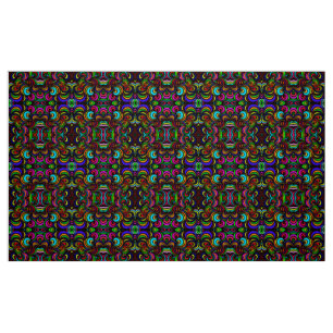Tissu Motifs abstraits multicolores
