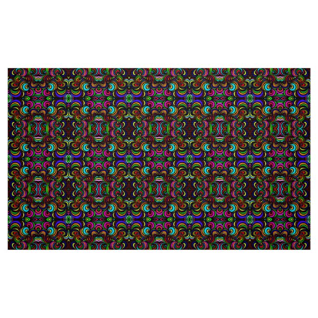Tissu Motifs abstraits multicolores (Fat Quarter)