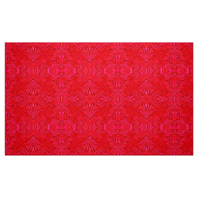 Tissu Motifs Abstraits rouges (Fat Quarter)