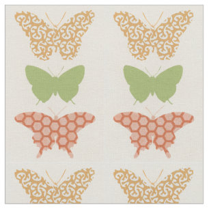 Tissu Motifs de papillon décoratifs sur l'arrière - pl