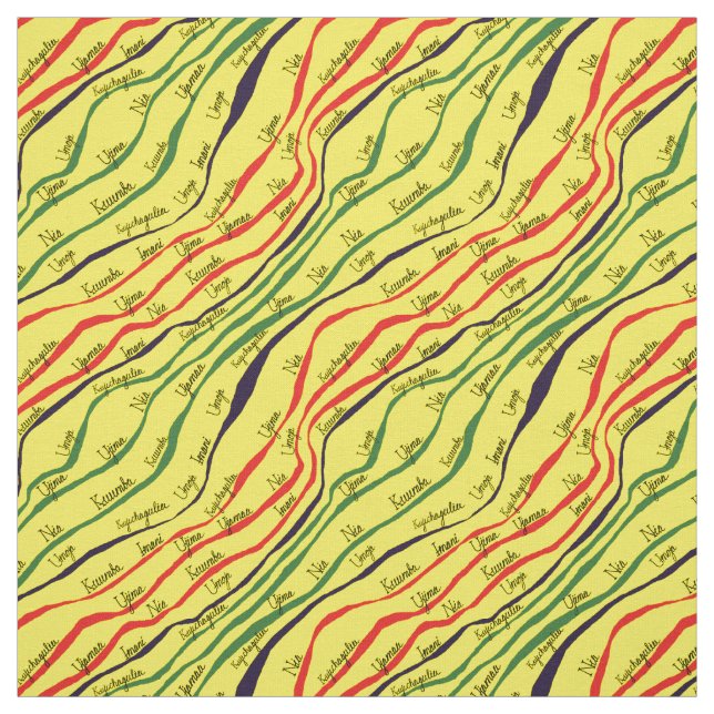 Tissu Motifs de vacances de Kwanzaa (Échantillon)