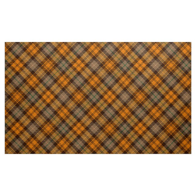 Tissu Motifs plaid jaune et noir (Yard)