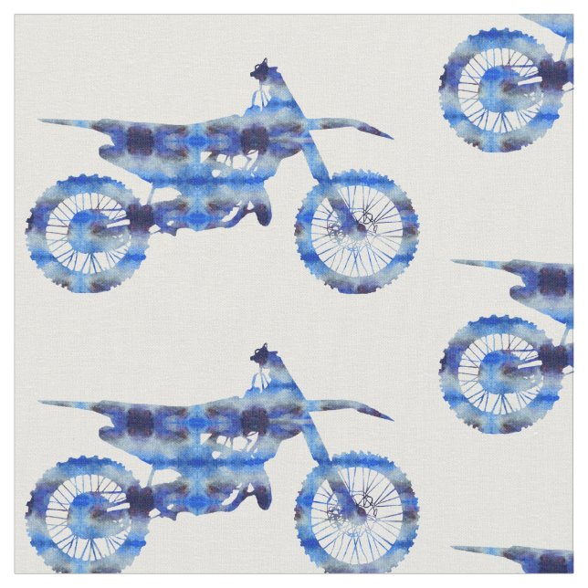 Tissu Motocyclette tous terrains (Fermer)