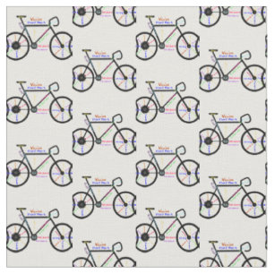 Tissu Mots Motivationnels Vélo pour Vélos Sport