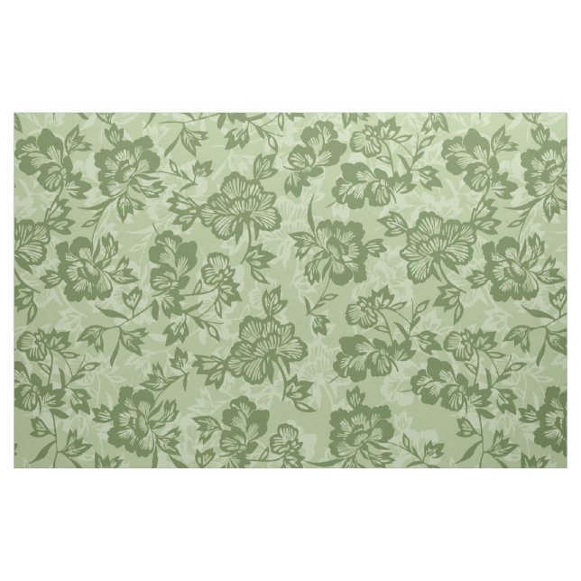 Tissu Mousse hawaïenne vintage d'Iwalani florale (Fat Quarter)