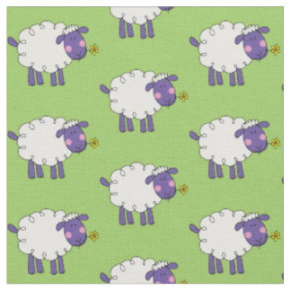 Tissu moutons laineux d'asile de fous