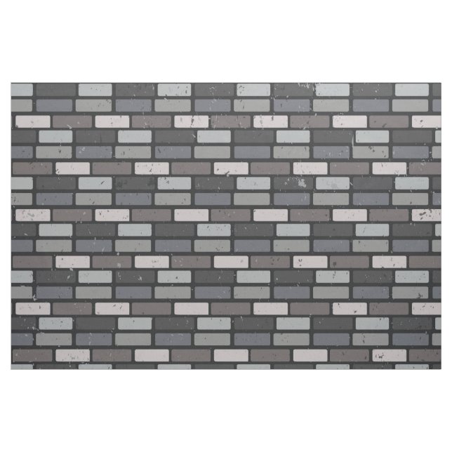 Tissu Mur de briques gris (Yard)
