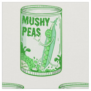 Tissu Mushy Peas pop art