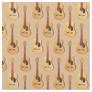 Tissu Musicien classique de guitares acoustiques