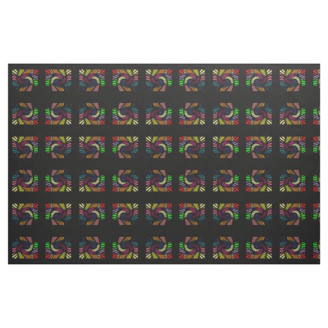 Tissu MVB Psychedelic Swirl Fabricant Conception 1 (Yard)