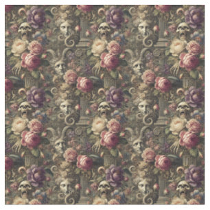 Tissu Mythos manifeste - Carrelage gothique victorien ép