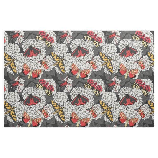 Tissu Nappes phréatiques sur hydrangée blanche (Fat Quarter)