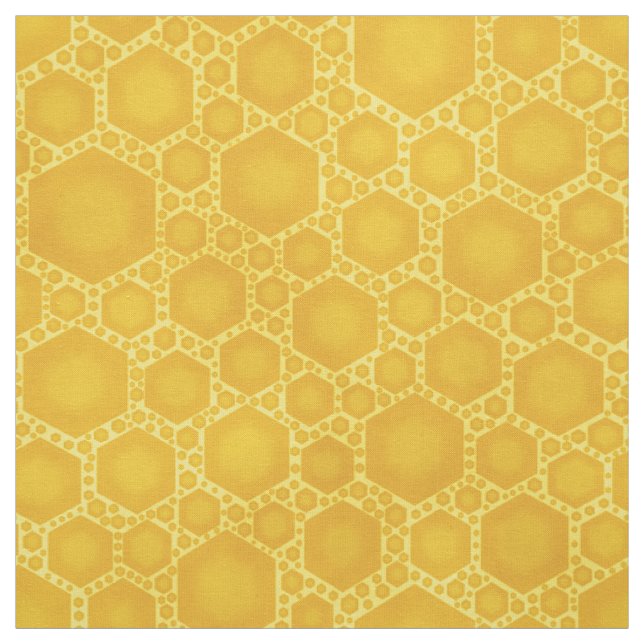 Tissu Nature mignonne de motif d'abeille de ruche de (Échantillon)