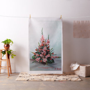 Tissu Nature morte de fleurs/Still life of flowers