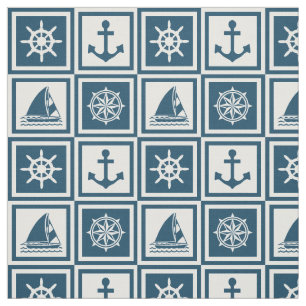 Tissu Nautical themed design