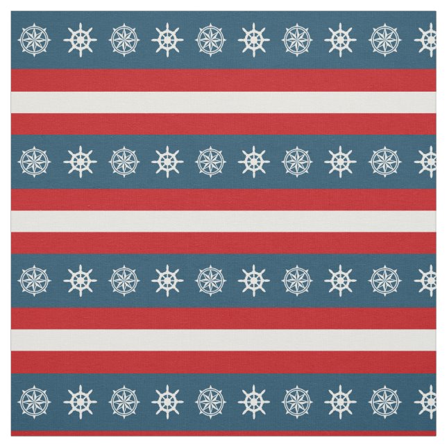 Tissu Nautical themed design (Échantillon)