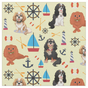 Tissu Nautique et nautique Cavalier King Charles Spaniel