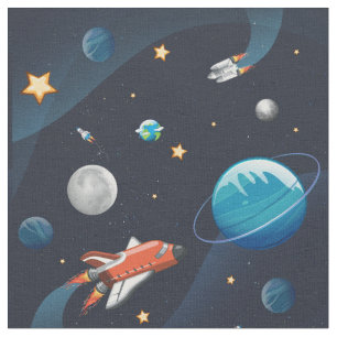 Tissu Navette spatiale dans la Galaxie