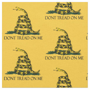Tissu Ne me trompez pas, Drapeau Gadsden Histoire patrio