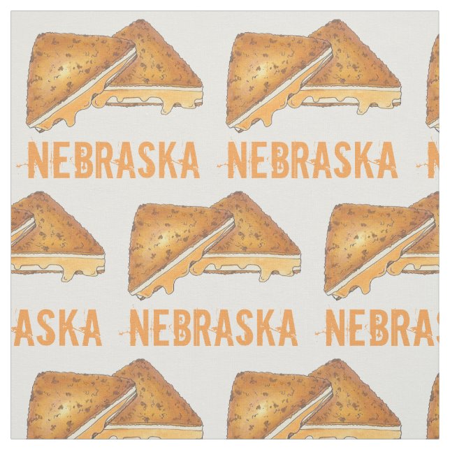 Tissu Nebraska Fromage grillé Fromages Fromages Sandwich (Échantillon)