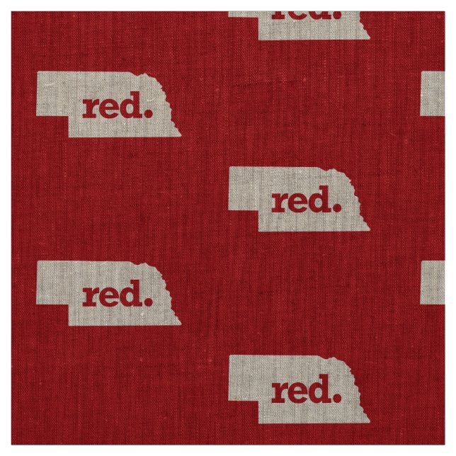 TISSU NEBRASKA ROUGE (Échantillon)